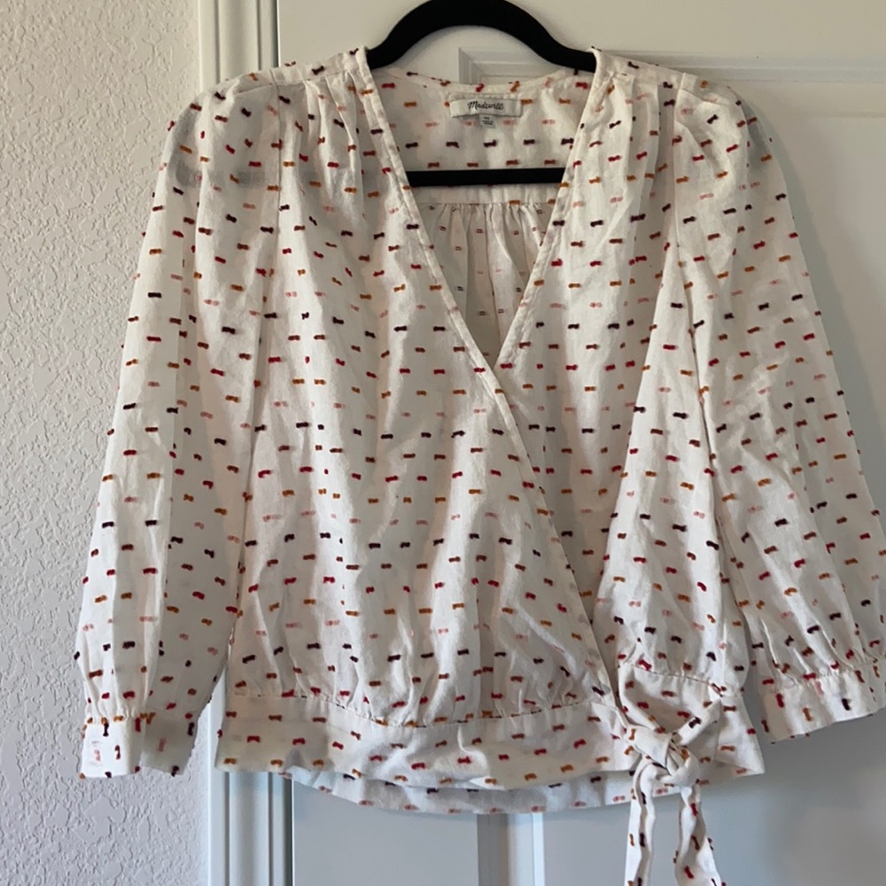 Madewell wrap top